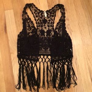 Japna fringe vest girls size 10